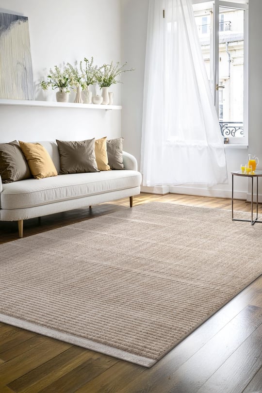 Yalın 5771 Gri Microfiber Bukle Dokuma Halı | Antre, Hol ve