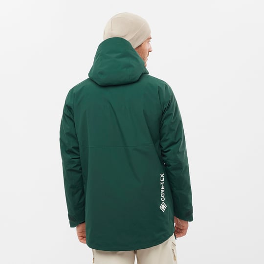 Salomon Gravity Gore-Tex Anorak Erkek Kayak Montu - Yeşil