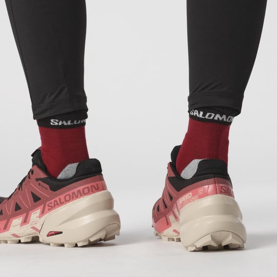 Salomon Speedcross 6 Gore-Tex Kadın Koşu Ayakkabısı - Kırmızı Salomon Speedcross 6 Gore-Tex Kadın Koşu Ayakkabısı - Kırmızı