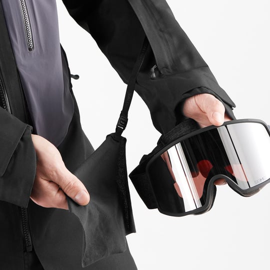 Salomon Stance 3L Long Erkek Kayak Montu - Siyah