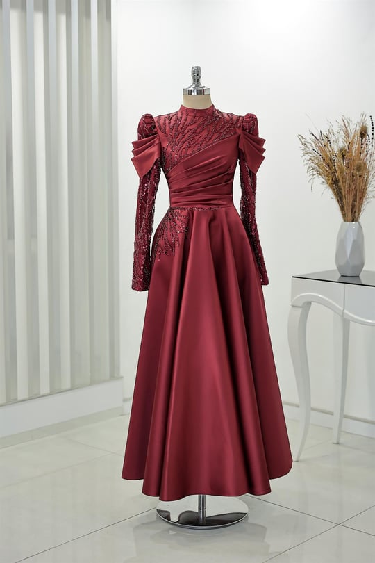 Robe mi longue de soirée hotsell
