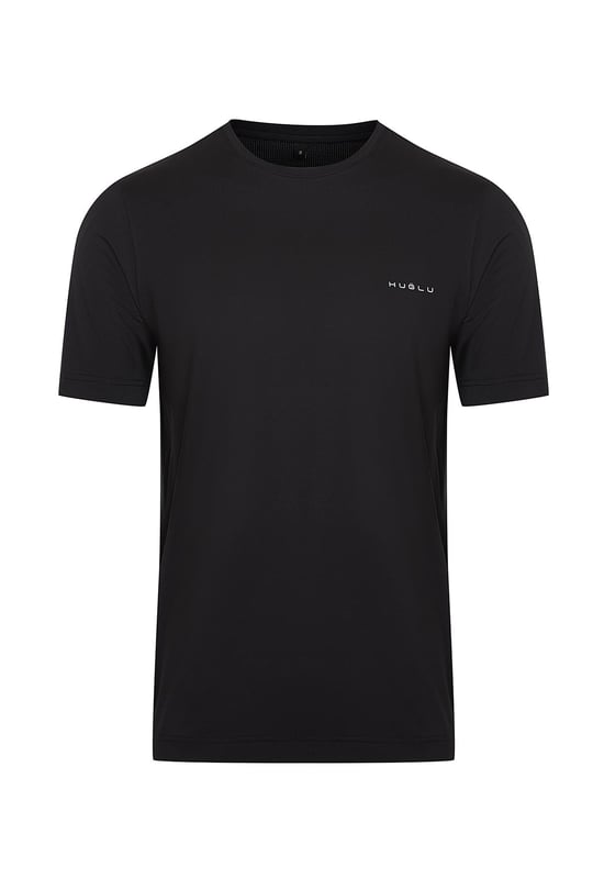 Huğlu Outdoor Siyah Polo Yaka T-Shirt