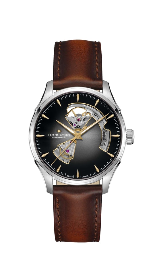 Hamilton Jazzmaster Open Heart H32675540 Erkek Kol Saati