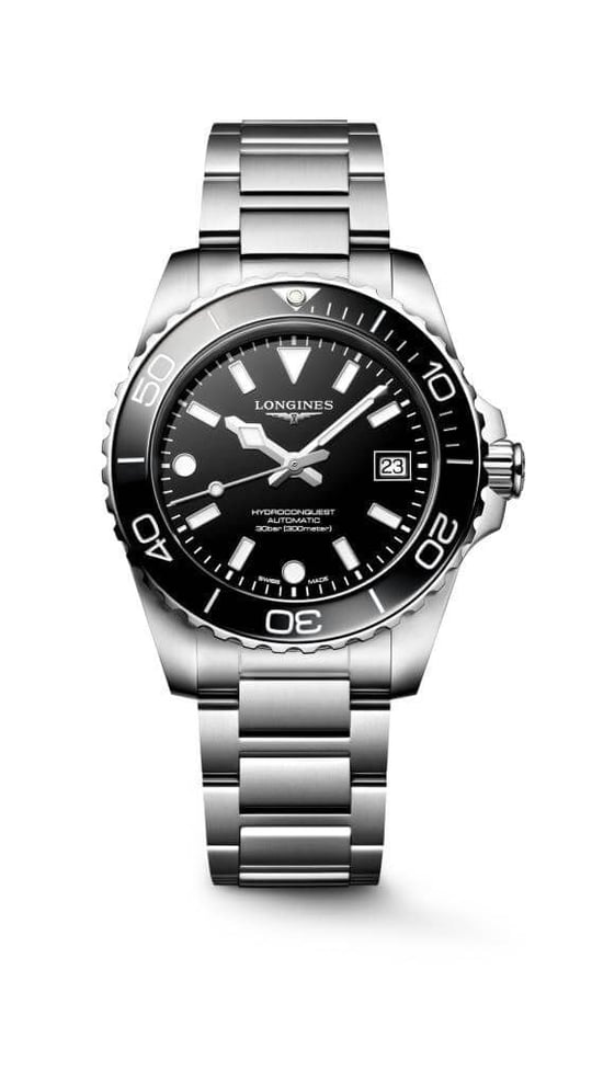ロンジン　GORILLA MAZDAKA Longines HydroConquest 39mm L37794066 Erkek Kol Saati L3.779.4.06.6