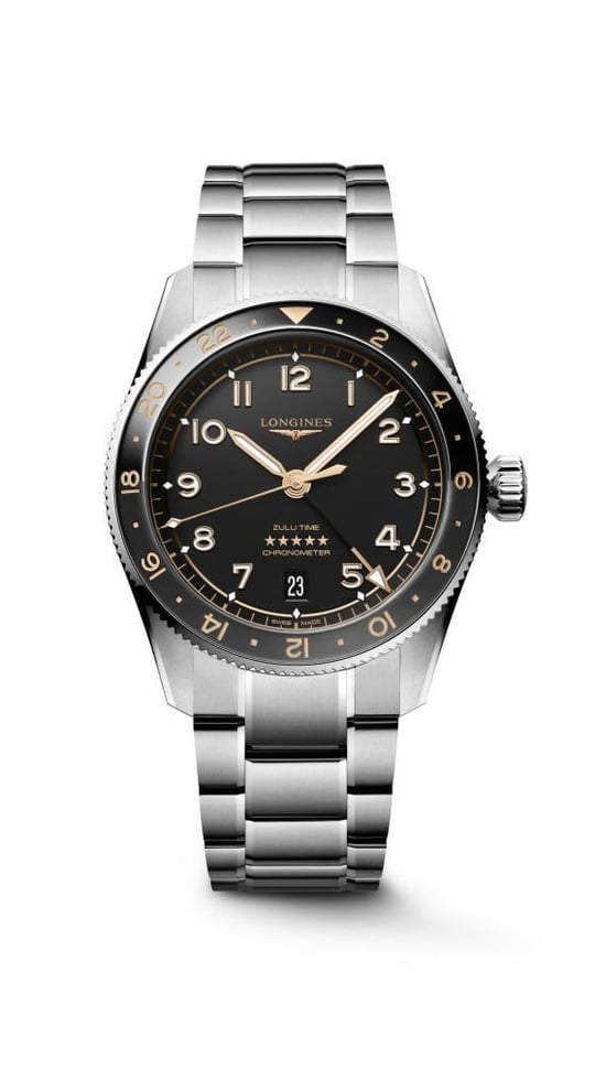 Longines Spirit Zulu Time L38024606 Erkek Kol Saati L3.802.4.60.6