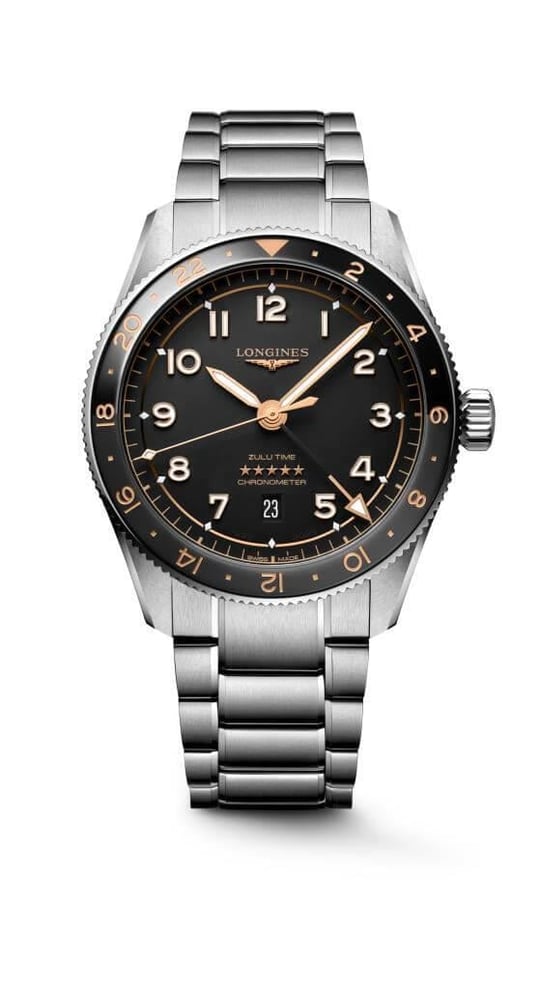 Longines Spirit Zulu Time L38124632 Erkek Kol Saati L3.812.4.63.2