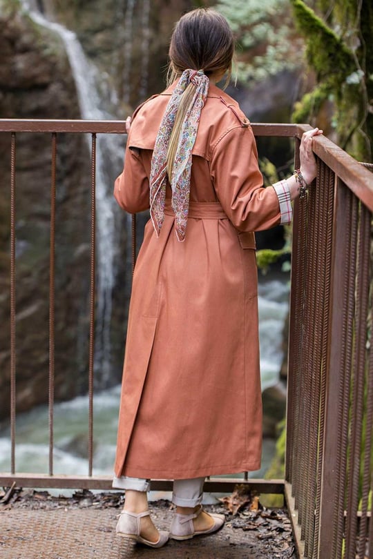 Masal Kaşe Kaban Bordo | Rabia Şamlı | Tesettür Elbise ve Kadın Giyim Modası