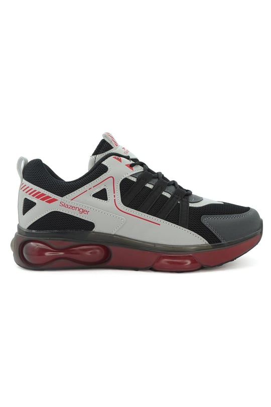 アーサー Slazenger Avex Erkek Gri Kırmızı Çift Taban Sneaker Spor