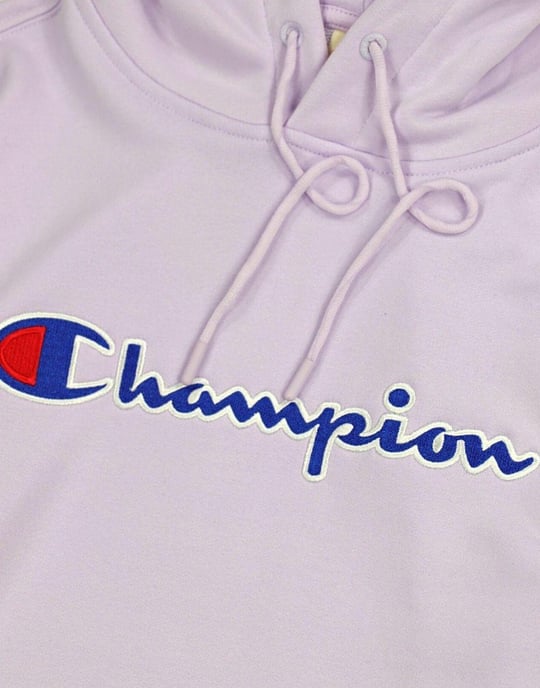 Champion Regular Kapu onlu Sweatshirt Lila