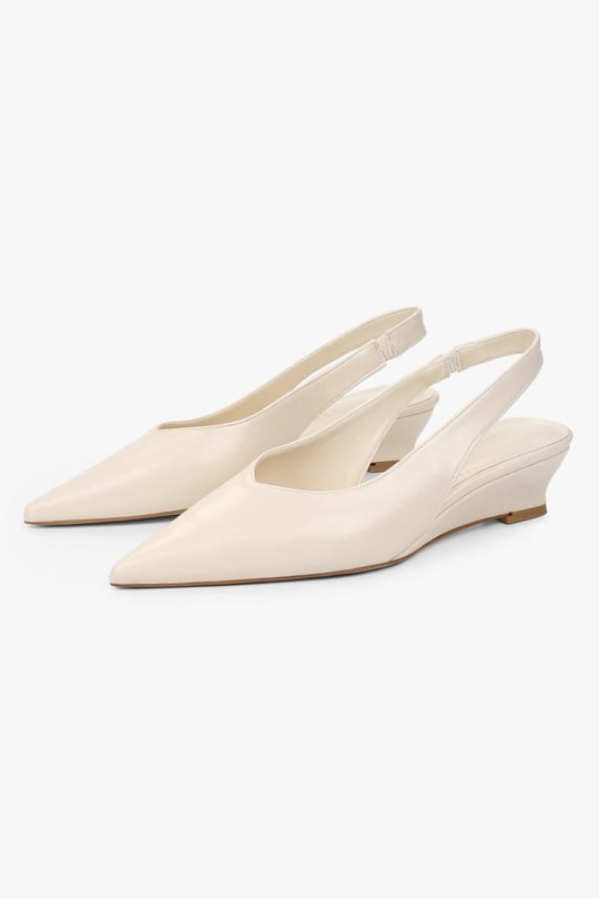 Kadın Etra Ekru Cilt Dolgu Topuklu Stiletto