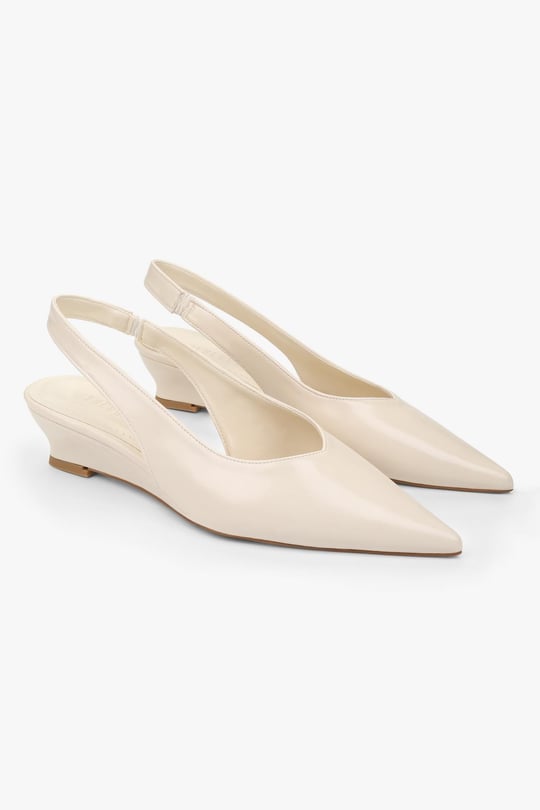 Kadın Etra Ekru Cilt Dolgu Topuklu Stiletto