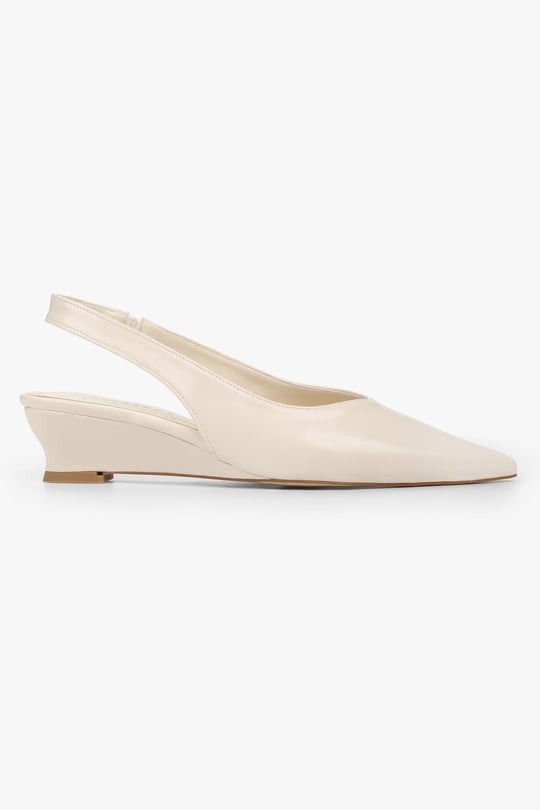 Kadın Etra Ekru Cilt Dolgu Topuklu Stiletto