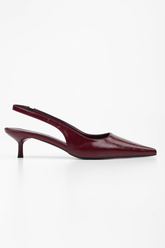 Kadın Kate Bordo Cilt Stiletto
