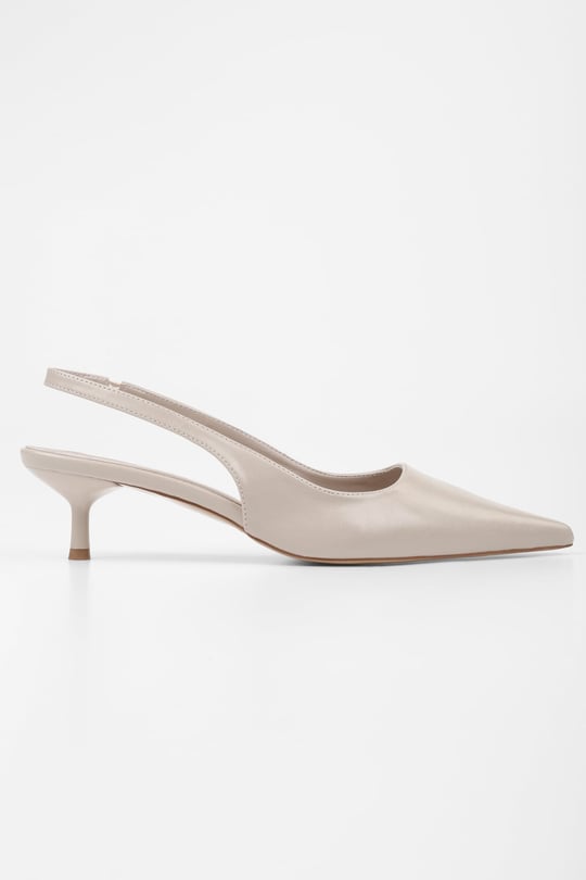 Kadın Kate Ekru Cilt Stiletto