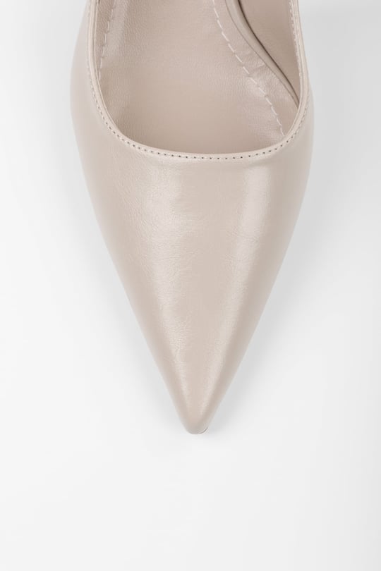 Kadın Kate Ekru Cilt Stiletto