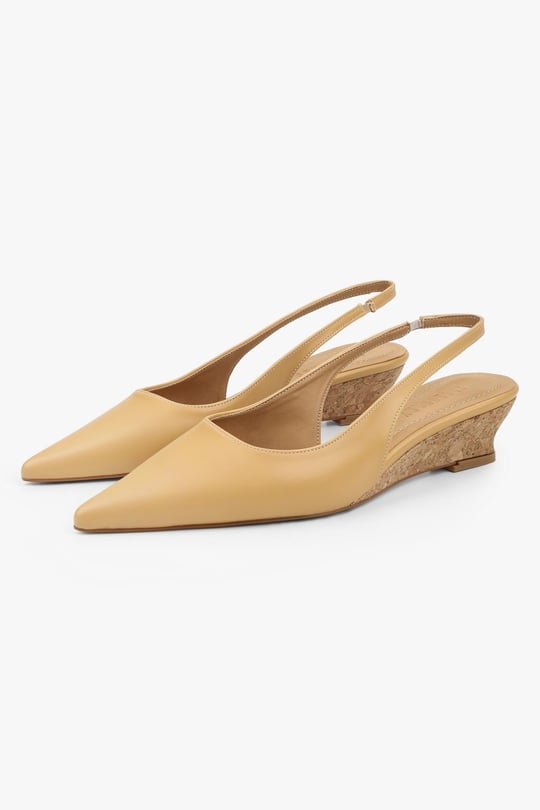Kadın Pluto Camel Cilt Dolgu Topuklu Stiletto