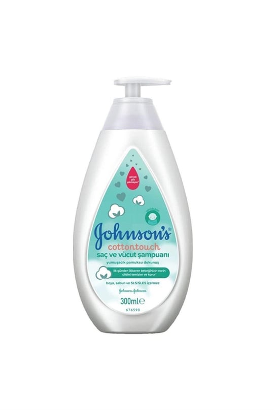 Johnsons Baby Cotton Touch Yenidoğan Saç & Vücut Şampuanı 500 ml |  lorellishop.com