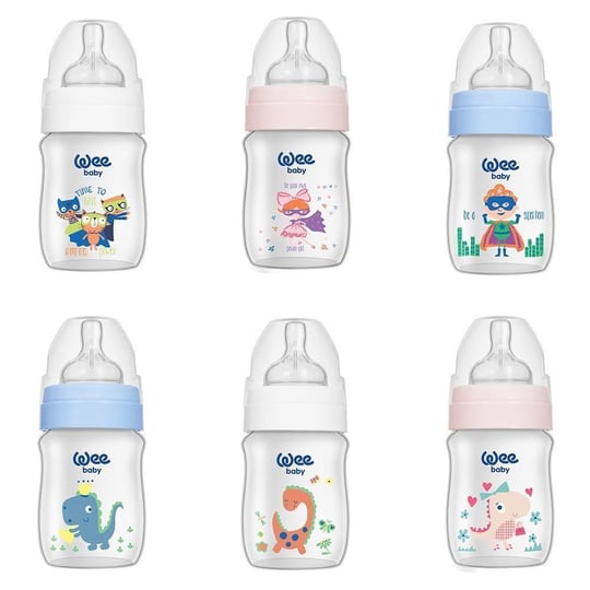 Wee Baby Klasik Plus Geniş Ağızlı Pp Biberon Karma Renk Kod:136 |  lorellishop.com