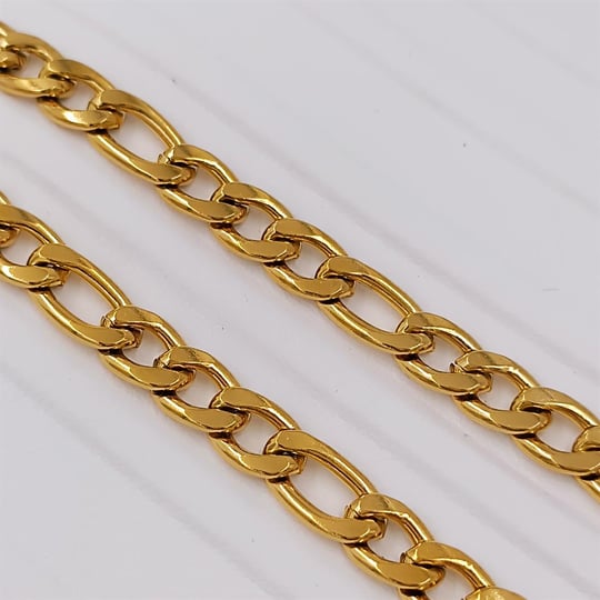 Çelik Gold Düz Zincir Kolye 189 ₺ | henataki.com