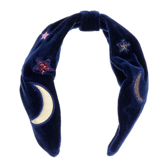 Mimi & Lula Bright Sky Alice - Hooray Embellished velvet Alice Headband Mimi & Lula Bright Sky Alice - Hooray Embellished velvet Alice Headband