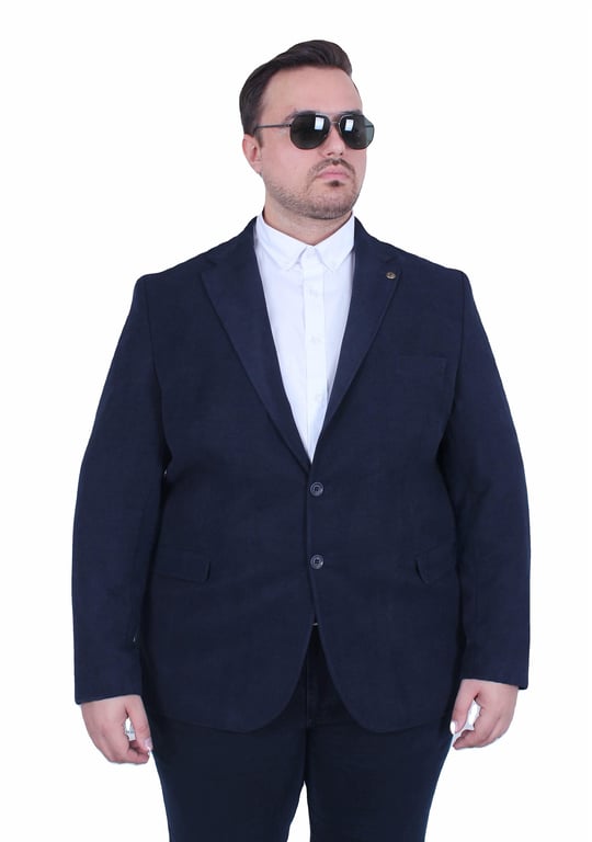 Mocgrande Erkek Büyük Beden 4 Drop Blazer Zaha Ceket 500603