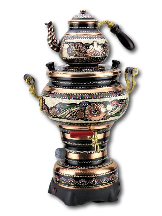 Antique Moroccan Brass Samovar