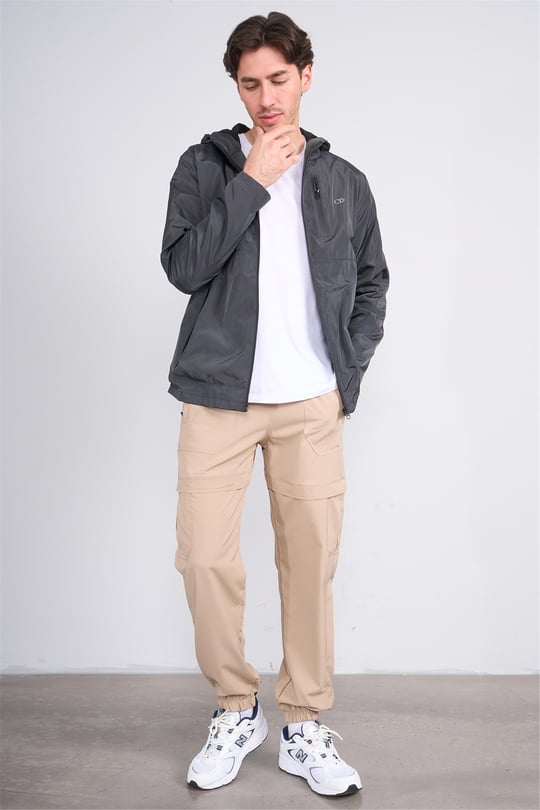 Cape Davıs 111 Sıyah Erkek Yagmurluk