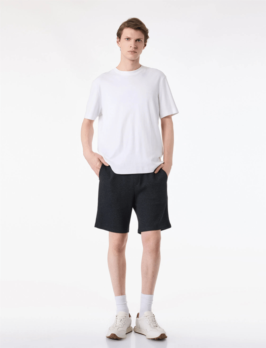 Koton 6Sam40009Mk 931 Antrasıt Erkek Jersey Sort