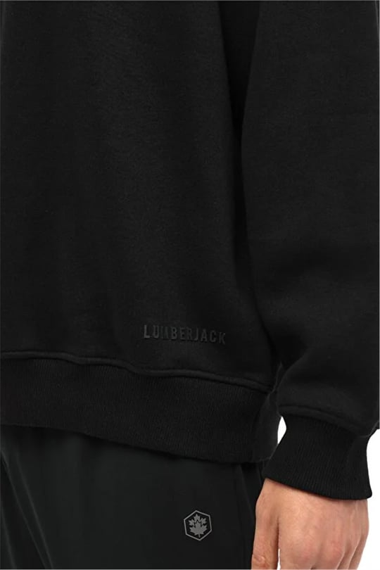 Lumberjack A10202441308010 5W Mb Ros 16Hs108 5Pr Sıyah Erkek Sweatshırt