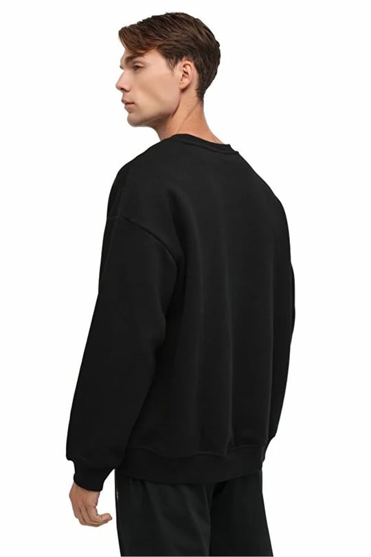 Lumberjack A10202441308010 5W Mb Ros 16Hs108 5Pr Sıyah Erkek Sweatshırt