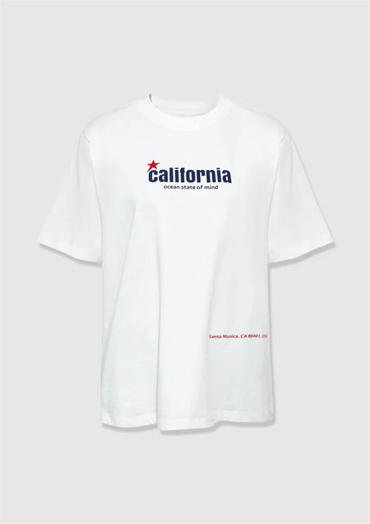 Mavi Y26 M1613894-70057 Kırık Beyaz Kadın Regular Slogan Baskılı T-shirt