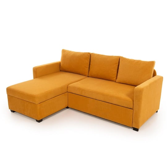 Pafu Kado Yataklı Köşe Koltuk Takımı Bohem Hardal