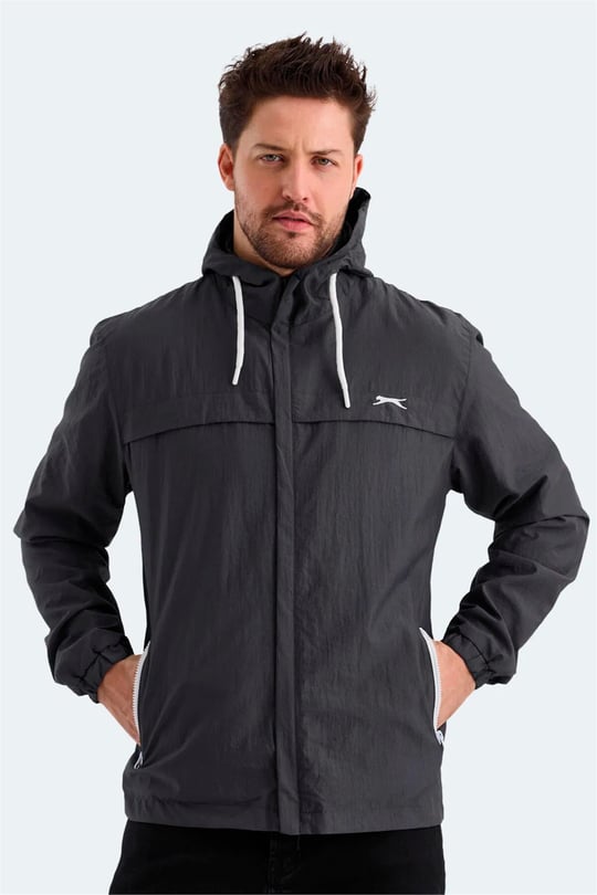 Slazenger Hanga Antrasıt Erkek Yagmurluk