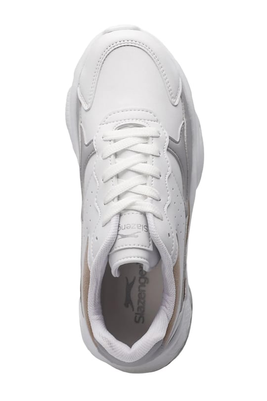Slazenger Zola Beyaz / Grı Zenne Kosu Ayakkabısı