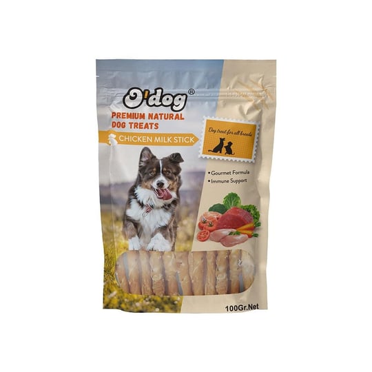 O Dog Chicken Milk Flavored Stick Dog Treat 100 Gr
