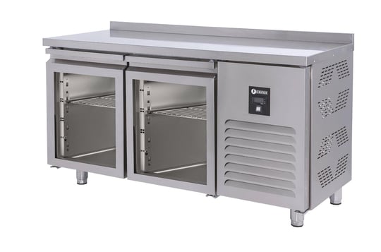 Iceinox Counter Type Snack Refrigerator 2 Glass Doors