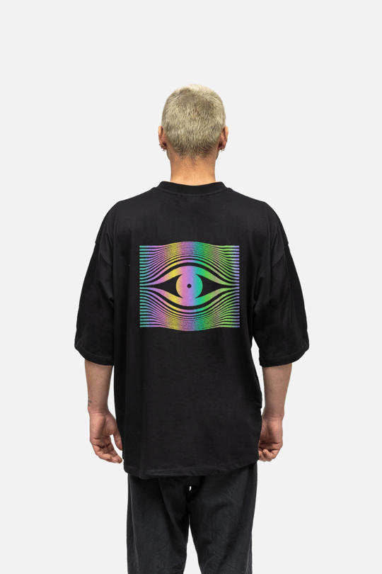 AFTERBASE Drop Eye Reflektörlü Oversize T-shirt