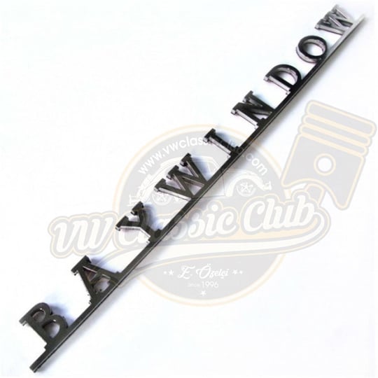 Volkswagen Script Chrome Logo Emblem - VW Classic Club