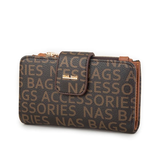 Nas BagNas Bag Kadın Yatay Cüzdan Kum Taba GofrajNAS BAG | Kadın
