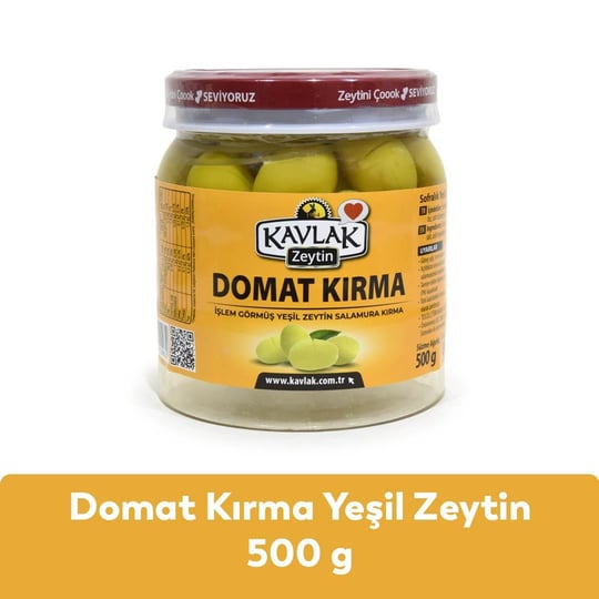 Gemlik Taze Köy Kırma Yeşil Zeytin 500 Gr
