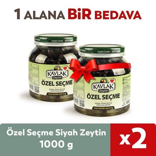 megmilk出品 Mega Gemlik Siyah Zeytin 2 Kg (brüt) 2 ALANA 1 BEDAVA