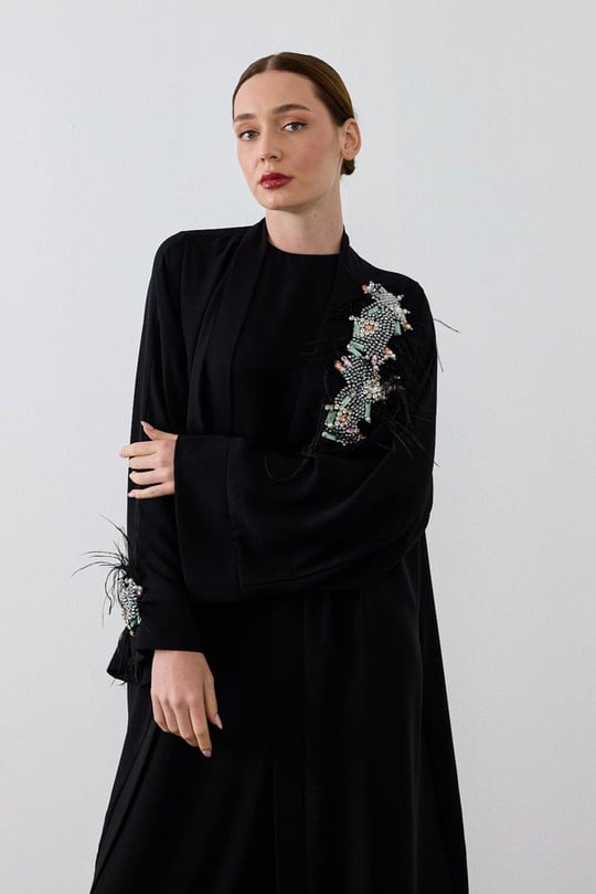 Rose abaya new arrivals