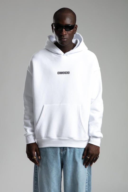 White hoodie bulk order sale