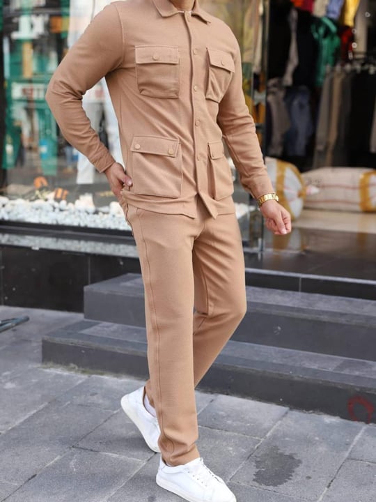 beige color pants men