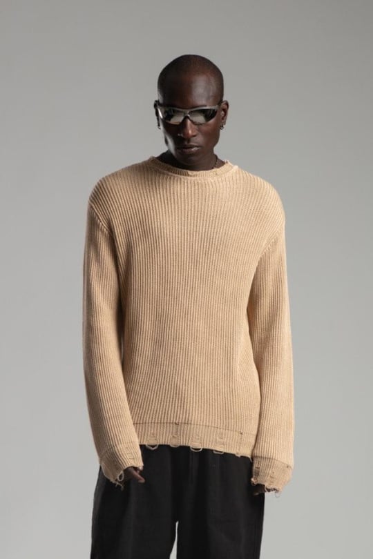 Beige color sweater 2025
