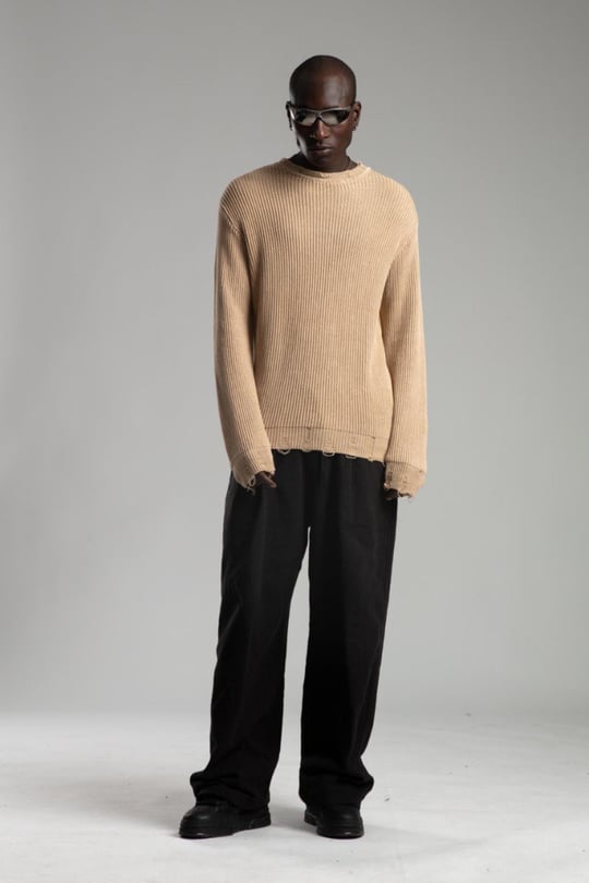 Men sweater wholesale Beige color Wholesale Jumper Cardigan