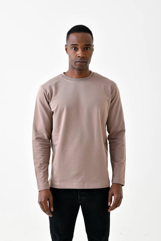 Men sweatshirt wholesale Beige color Wholesale Sweatshirt