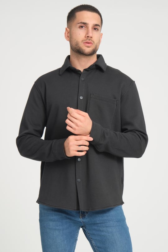 Men winter shirt wholesale Anthracite color Wholesale Shirt
