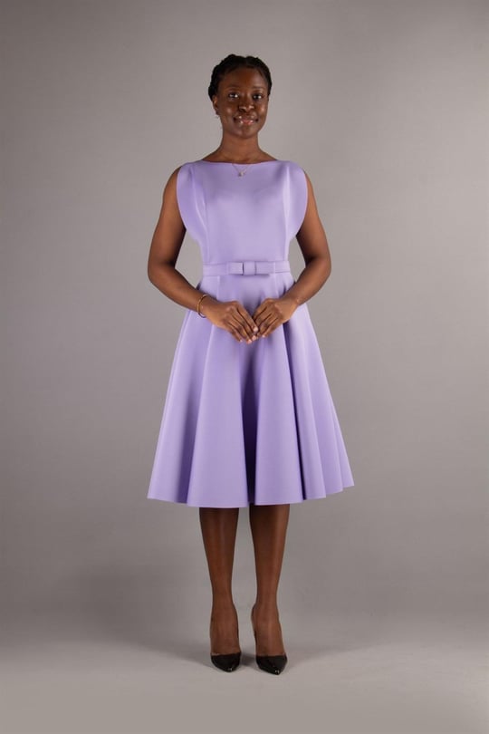 Purple scuba dress hotsell