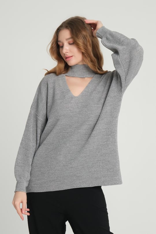 Womens shop choker sweater